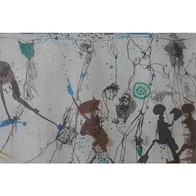 1980s Armin Sandig, Smurf, 1987, Color Etching, Framed For Sale - Image 5 of 5