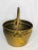 1980s Heavy Brass Planter Basket W/Rope Twist Handle For Sale - Image 12 of 12