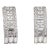 2ct Diamond Shrimp Earrings Estate 18k Gold Mixed Cuts Fine Jewellery - 2 Pieces For Sale