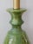 1960s Large 1960's Celadon Drip Glaze Ovoid-Form Lamps - a Pair For Sale - Image 5 of 6