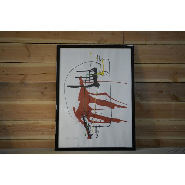 Rives, Mendocino, Lithograph, 20th Century, in Very Good conditions. Designed before 1890 This piece has an attribution...