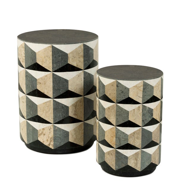 Inspired by the marvelous geometric patterns of Fornasetti, the Milano Occasional Table translates bold Italian design...