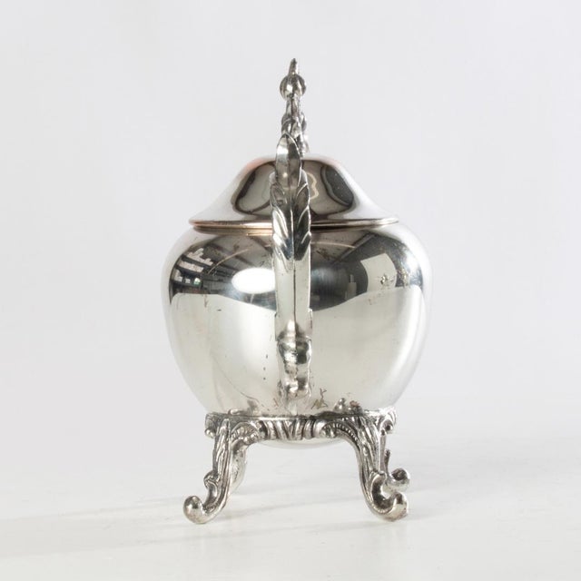 Early 20th Century Silver on Copper Tea Set - Set of 5 For Sale - Image 13 of 18