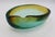 Green Circa 1950s Amber to Green Murano Glass Amporphous Form Cigar Ashtray For Sale - Image 8 of 9