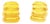 Vintage Maz 14k Yellow Gold Sculptural Ribbed Earrings, Circa 1980s For Sale