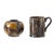 19th Century Earthenware Mug and Jug from Caldas, Set of 2 For Sale - Image 6 of 6