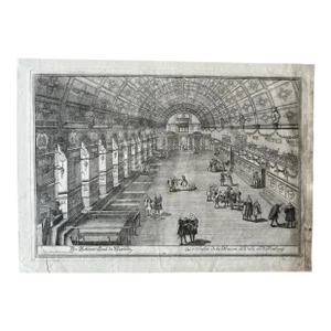 Rare John Adams Delsenbach "The Nuremberg Town Hall" Architectural Engraving C.1720