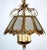 Antique French Brass and Glass Chandelier from Unbekannt, 1930s For Sale - Image 9 of 10