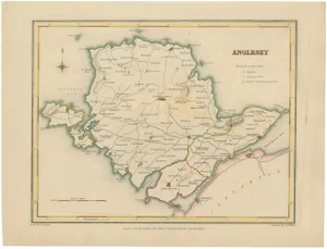 Map of Anglesey, 1844