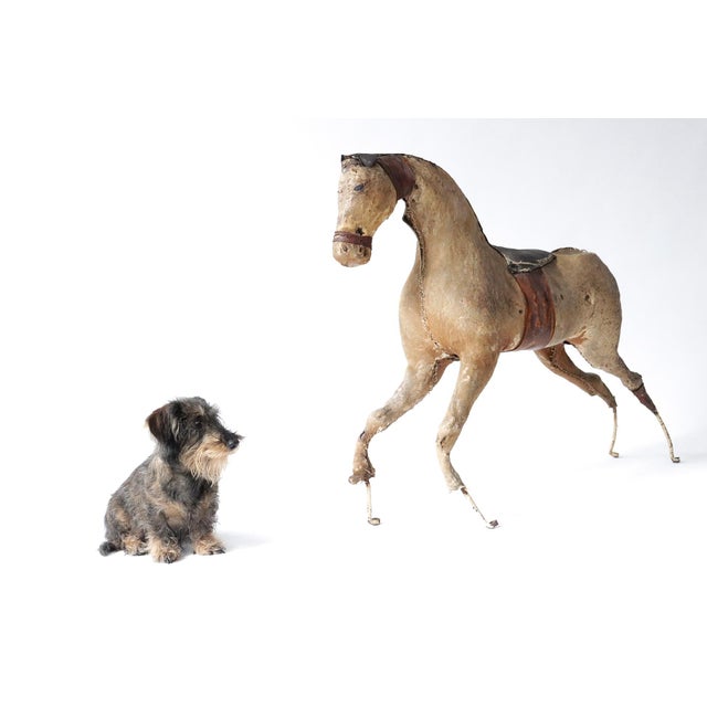 French Artist, Horse Sculpture, 1880, Horsehide For Sale - Image 6 of 16