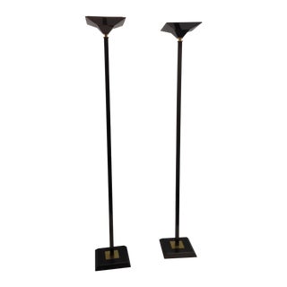 Tagliabue & Portonaro Torchiere Lamps - A Pair For Sale