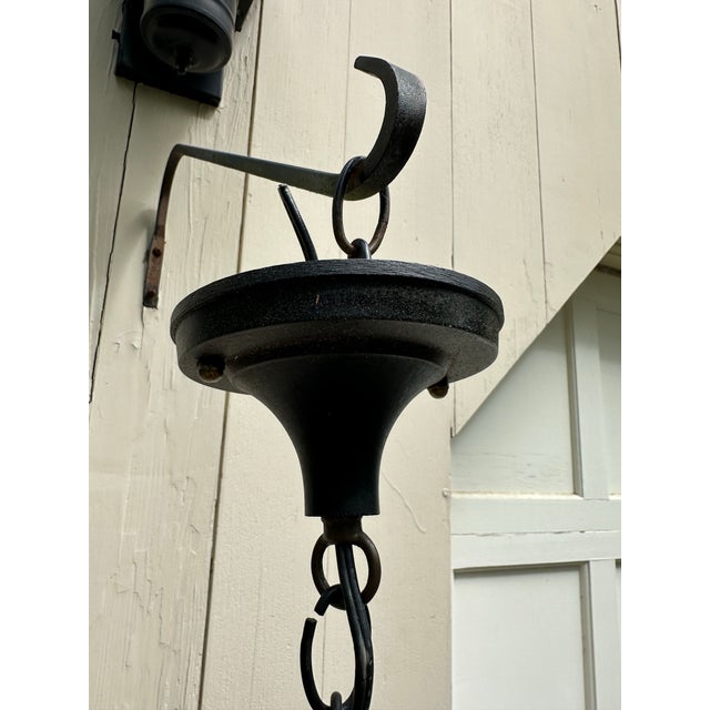 Italian Vintage Two Light Dinico Hanging Fixture For Sale - Image 3 of 7