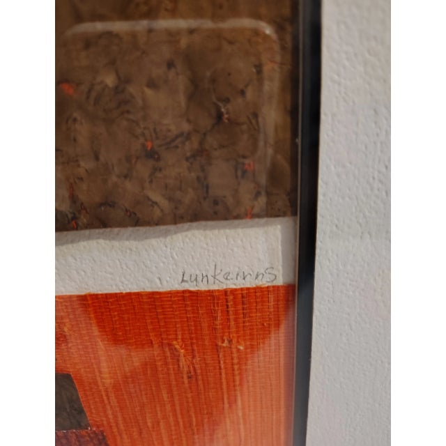 Mid Century Modern Mixed Media Collage For Sale In Columbus - Image 6 of 6