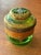 Victorian Moser Art Green Glass and Enamel Bohemian Dresser Box For Sale In Seattle - Image 6 of 13