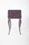 Potty table with flaps. In dark wood, with a folding top and two drawers at the front. The structure consists of four...