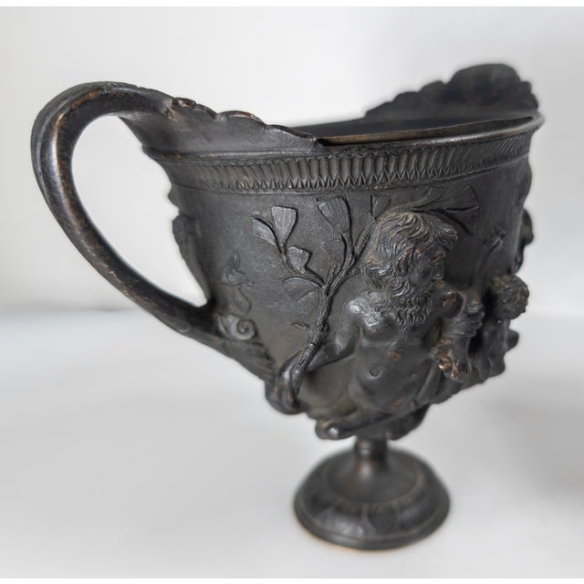 19th Century Pair of Neoclassical Grand Tour Urns With Mythological Figures For Sale - Image 16 of 18