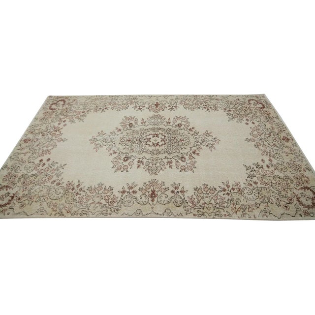 Vintage Turkish Rug-3′11″ × 7′5″ For Sale - Image 4 of 7