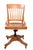 Antique Oak Swivel Tilt Desk Chair by Sikes C. 1920/40's For Sale In New York - Image 6 of 16