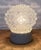 Vintage White Porcelain and Glass Ceiling Light, 1970s For Sale - Image 13 of 14