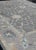 Turkish Oushak Rug Gray, Ivory, and Blue Handwoven Wool Rug 8'11" X 11'8" For Sale - Image 4 of 9