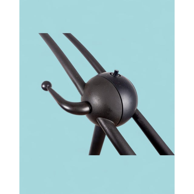 Metal Mid-Century Modern Space Age UFO Saucer Floor Lamp by Luigi Colani for Wofi Leuchten, Germany, 1970s For Sale - Image 7 of 11