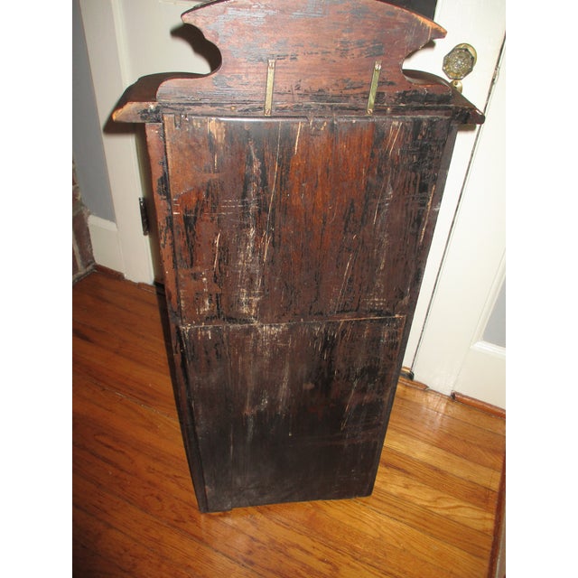 Antique Rare! French Country Carved Dark Wood Potato Bin Cabinet For Sale - Image 4 of 16