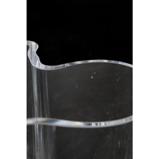 1990s Finnish Savoy Vase in Glass by Alvar Aalto for Iittala, 1960s For Sale - Image 5 of 7