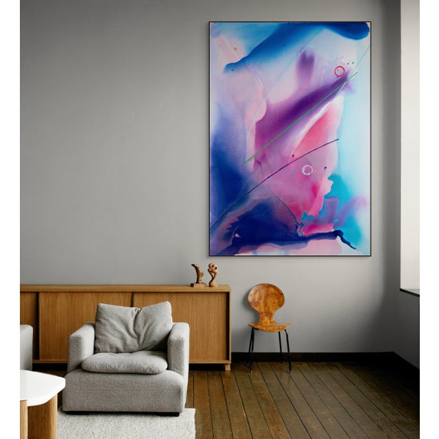 This work will be shipped rolled. In this new series, Sense World, the artist has experimented with various colour...