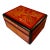 Vintage Olinala Handcarved, -Painted Lacquered Red Box For Sale
