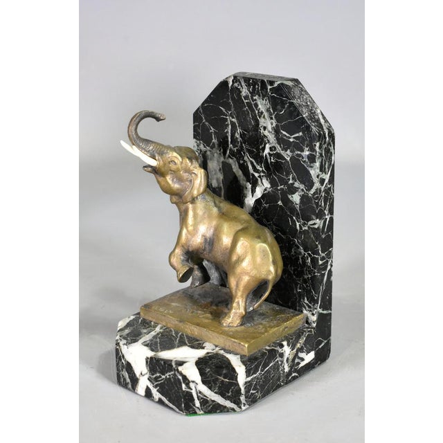 Art Deco French Bookends in Bronze from H. Fady, 1930s, Set of 2 For Sale - Image 11 of 14