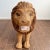 1970s Huge Vintage Lion in Style of Mario Lopez Torres Wicker Rattan VTG Art For Sale - Image 5 of 8