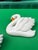 Up for consideration is a beautiful vintage pair of small ceramic swan figurine wall hangings. These would look lovely in...