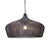 Contemporary Contemporary Moire by Oggetti Woven Galvanized Iron Suspension Light, Small For Sale - Image 3 of 3