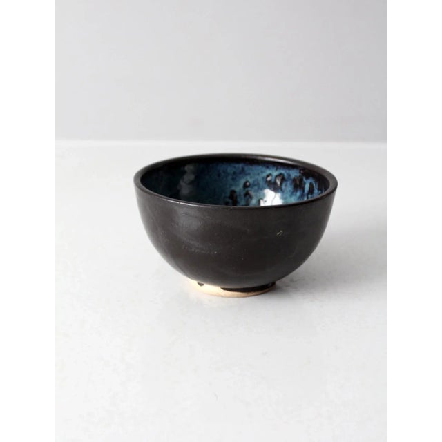 Contemporary Vintage Studio Pottery Bowl For Sale - Image 3 of 9