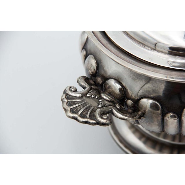 Fluted Silver Soup Tureen For Sale - Image 3 of 4