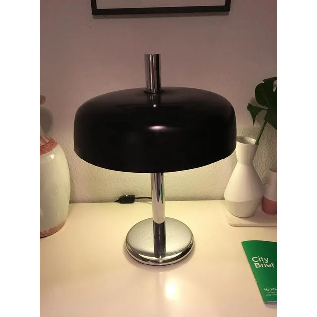 Vintage Bauhaus Chrom Table Lamp by Egon Hillebrand for Hillebrand Lighting, 1940s For Sale - Image 6 of 6
