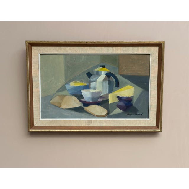 Bo Arne Irehall, Still Life, 1960s, Oil on Canvas, Framed For Sale - Image 15 of 18