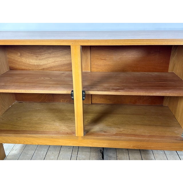 Wood Sideboard in Oiled Elm from Maison Regain, 1970s For Sale - Image 7 of 13