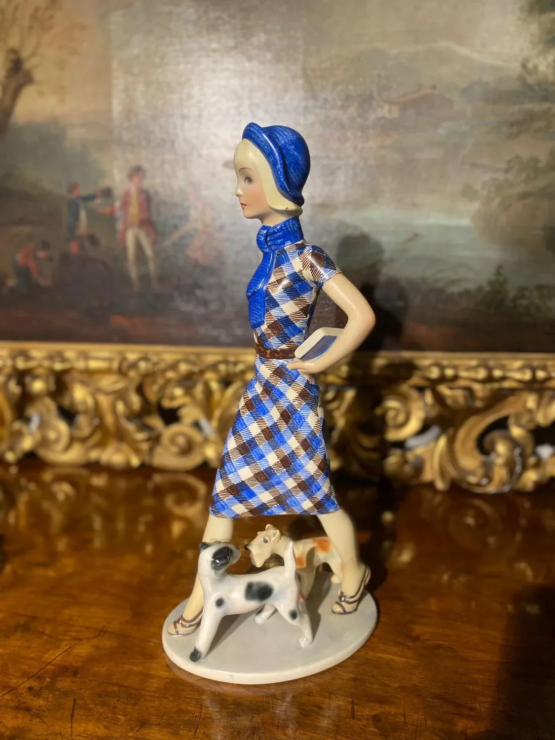 Ceramics Miss Zizì from Lenci, 1920s | Chairish