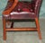 Georgian Oxblood Leather and Hardwood Gainsborough Library Armchair For Sale - Image 16 of 17