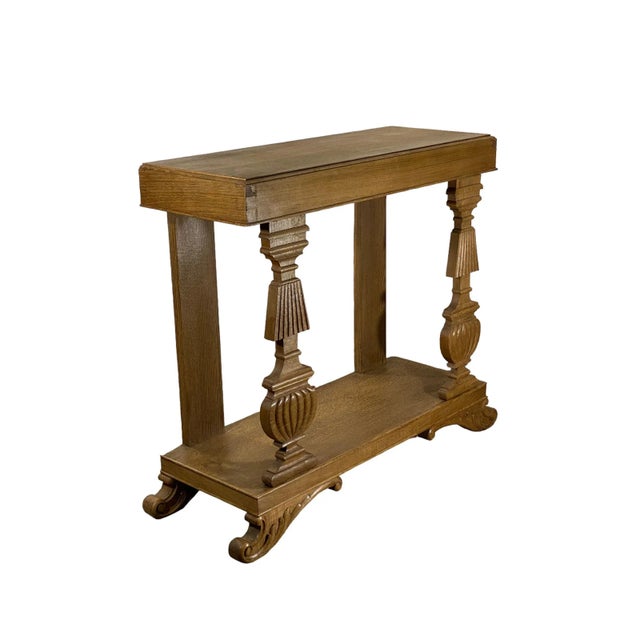 Brown Vintage French Console For Sale - Image 8 of 8