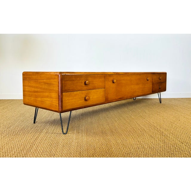Vintage Scandinavian Teak Sideboard, 1960 For Sale - Image 10 of 15