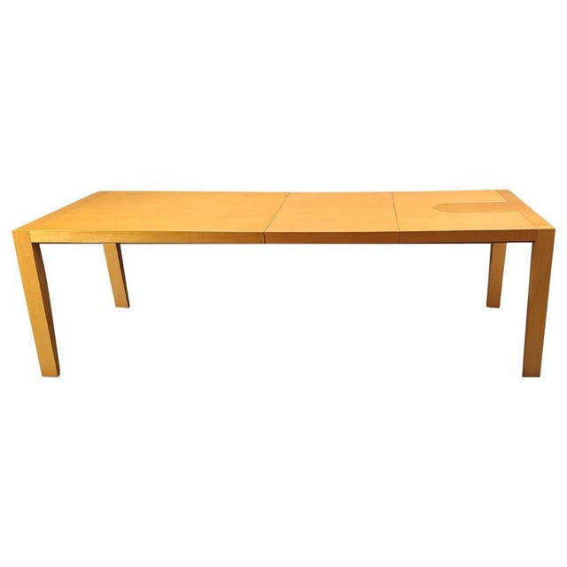 Extendable Dining Table attributed to Chi Wing Lo for Giorgetti, Italy, 1990 For Sale - Image 17 of 17