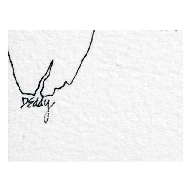 Cyclamen - Botanical Study by Deborah Eddy For Sale - Image 4 of 6