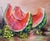 Elena Mardashova, Watermelon, 2023, Oil Painting on Canvas For Sale
