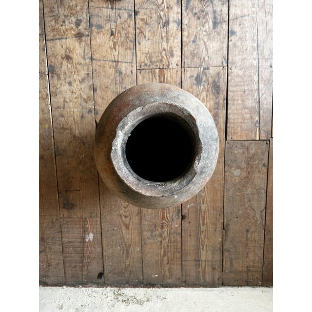 Large Antique Mediterranean Terracotta Olive Jar, 1900 For Sale - Image 6 of 10