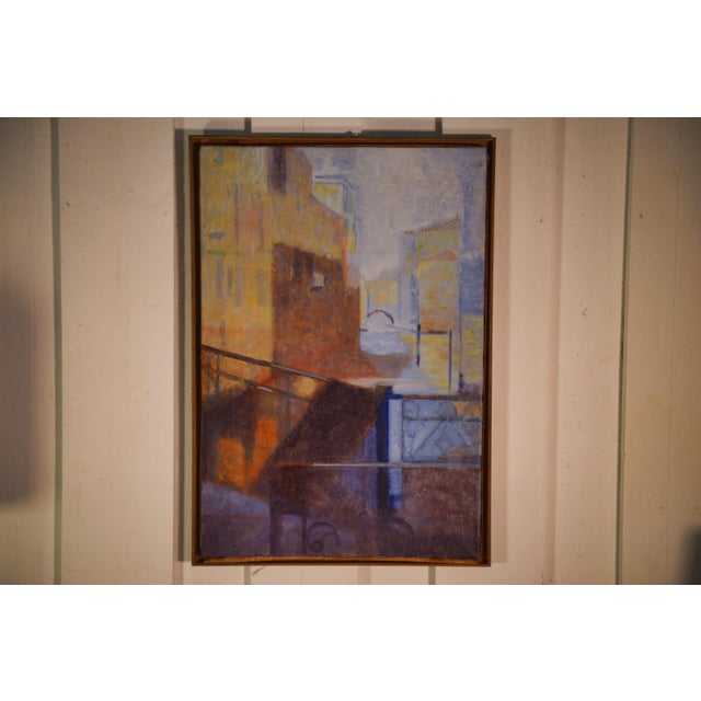 1970s Monique Breton-Prouté Dite Pehem, Abstract Scene of Venice, 1970s, Print For Sale - Image 5 of 10