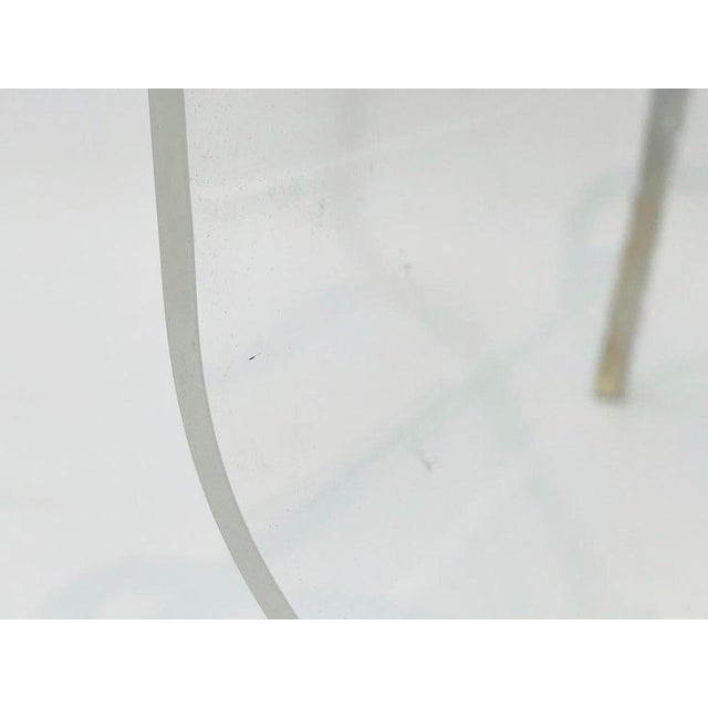 Brass & Lucite Magazine Holder by Charles Hollis Jones, Usa 1960's For Sale In Los Angeles - Image 6 of 12