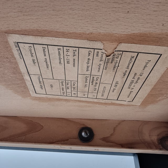 Wood Vintage Commode from Up Zavody, 1970s For Sale - Image 7 of 13