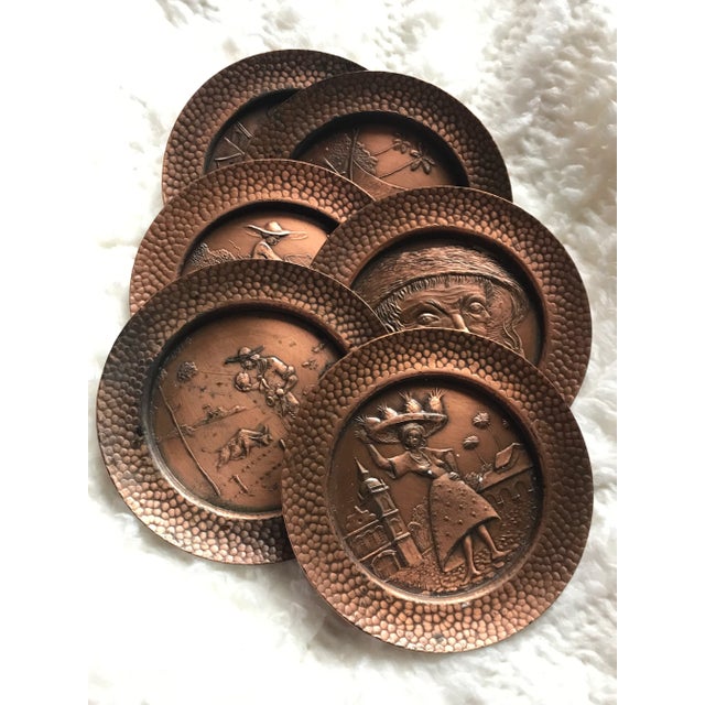Gorgeous complete set of copper coasters made by creator Beinal. But these aren’t just any coasters, these all feature...
